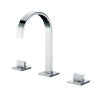 ALFI brand AB1336-PC Polished Chrome Gooseneck Widespread Bathroom Faucet