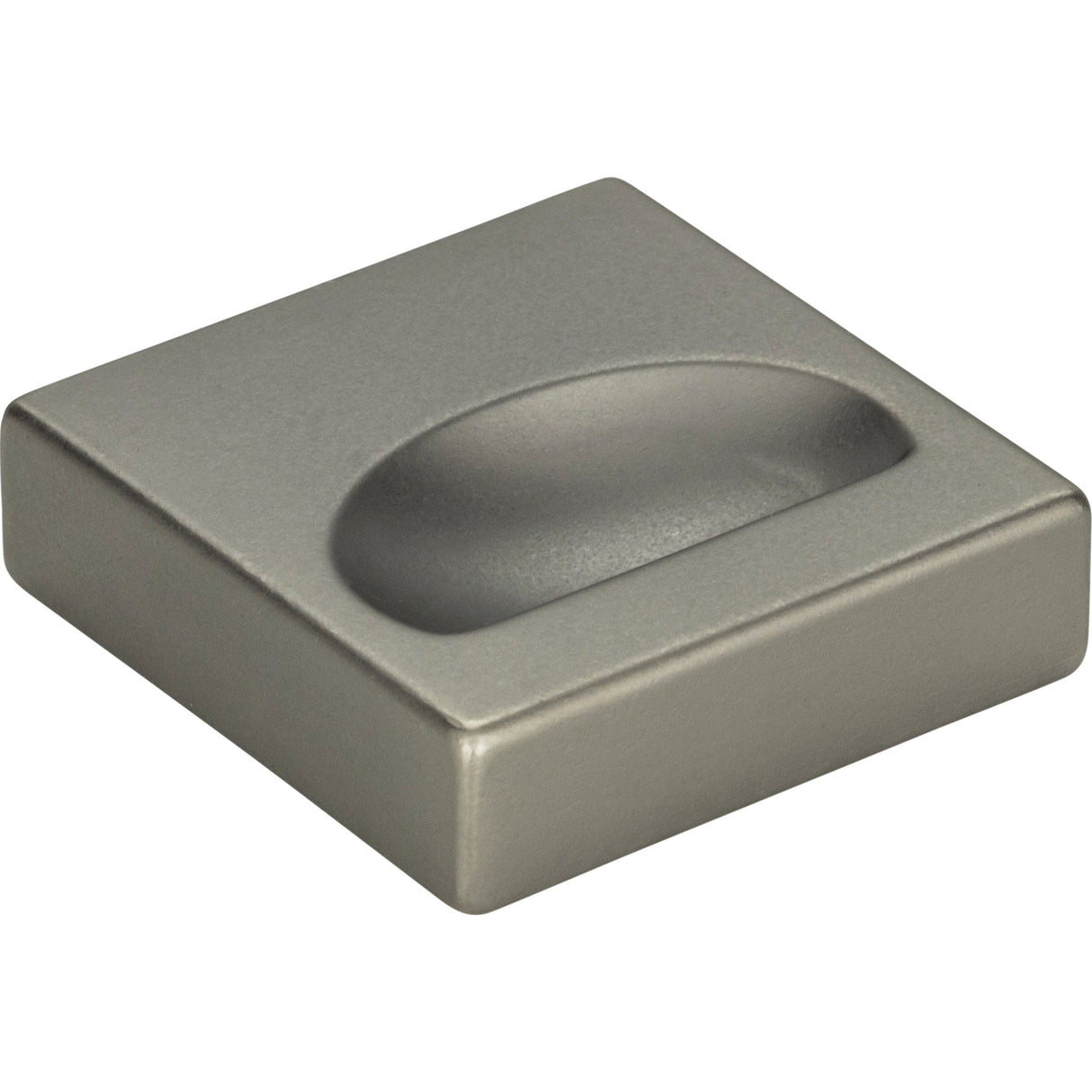 Atlas Homewares Thin Square Knob 1 1/4 Inch Slate