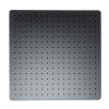 Matte Black Stainless Steel 20" Square Ultra-Thin Rain Shower Head