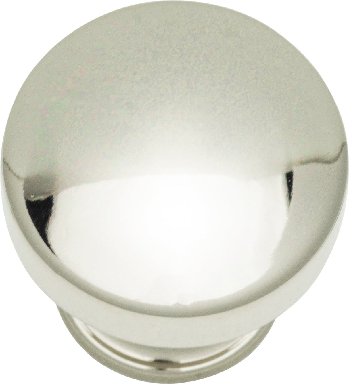 Atlas Homewares Browning Round Knob 1 1/4 Inch Polished Nickel