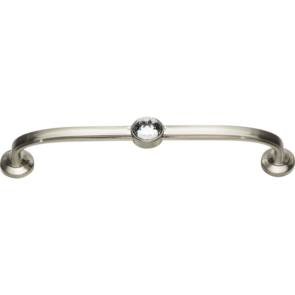 Atlas Homewares Legacy Crystal Bracelet Pull 5 1/16 Inch (c-c) Brushed Nickel