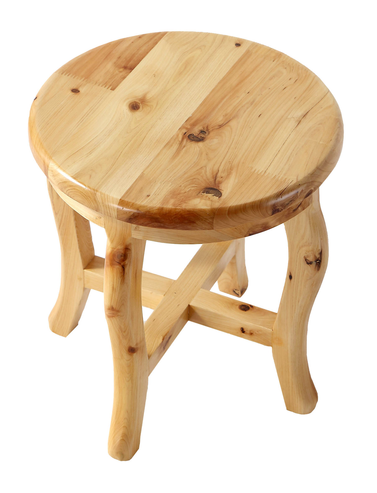 ALFI brand AB4406 11" Cedar Wood Round  Stool Multi-Purpose Accessory