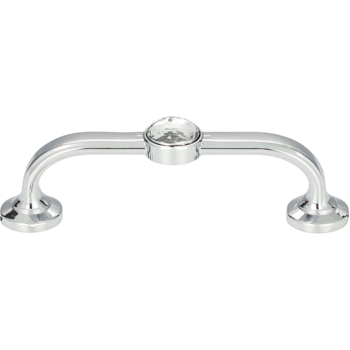 Atlas Homewares Legacy Crystal Bracelet Pull 3 Inch (c-c) Polished Chrome