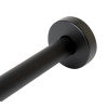 Black Matte 16" Round Wall Shower Arm