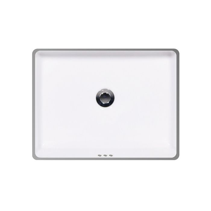 Icera White Karo II Undermount Lavatory Medium