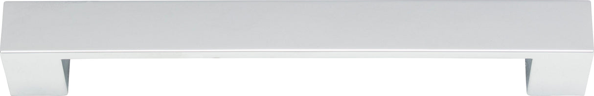 Atlas Homewares Wide Square Pull 7 9/16 Inch (c-c) Polished Chrome