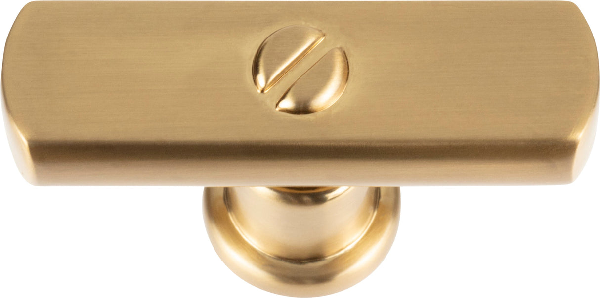 Atlas Homewares Everitt T-Knob 2 Inch Warm Brass