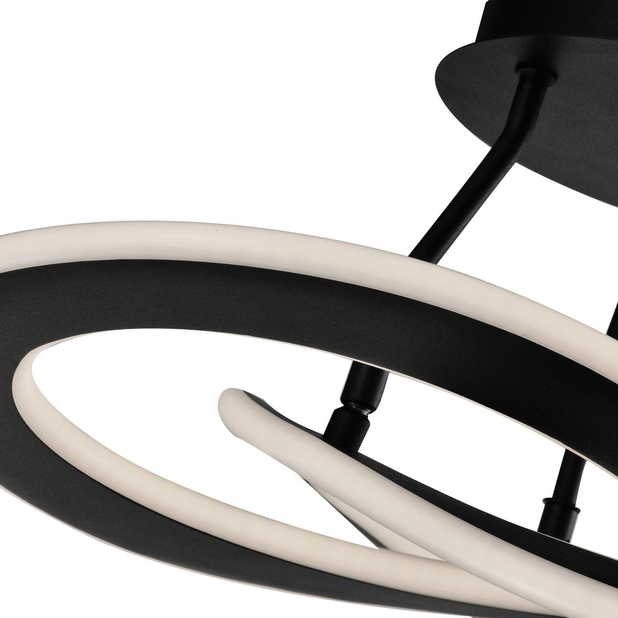 Wave Semi-Flush Mount Light