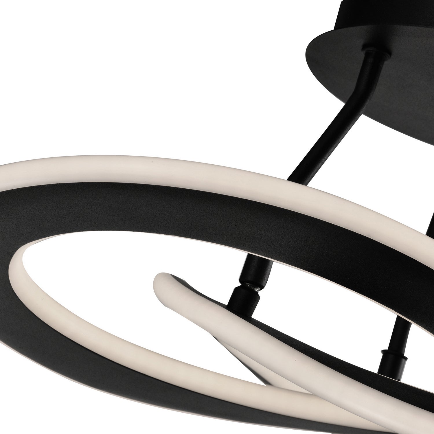 Wave Semi-Flush Mount Light