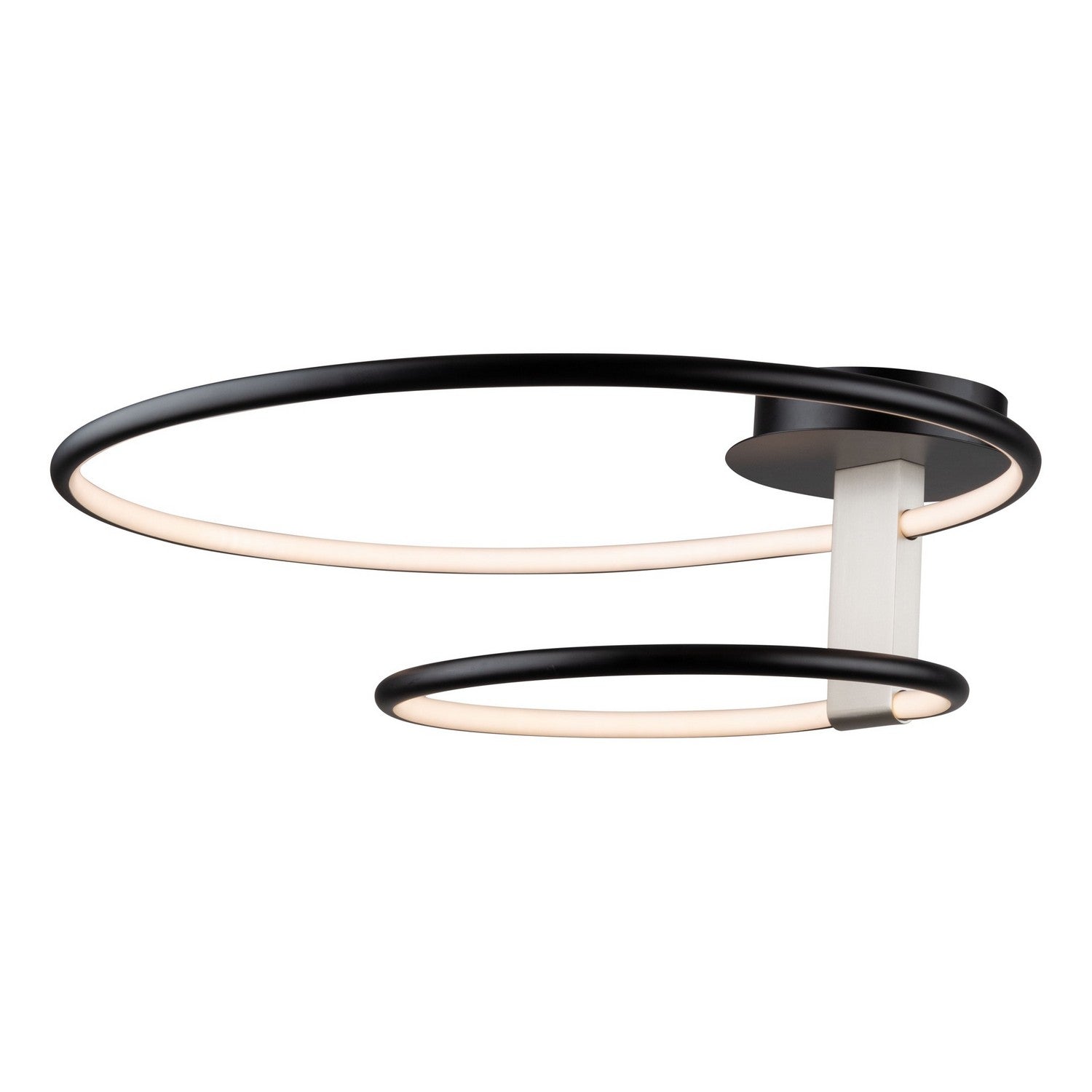 Halo Double Semi Flush Ceiling Light
