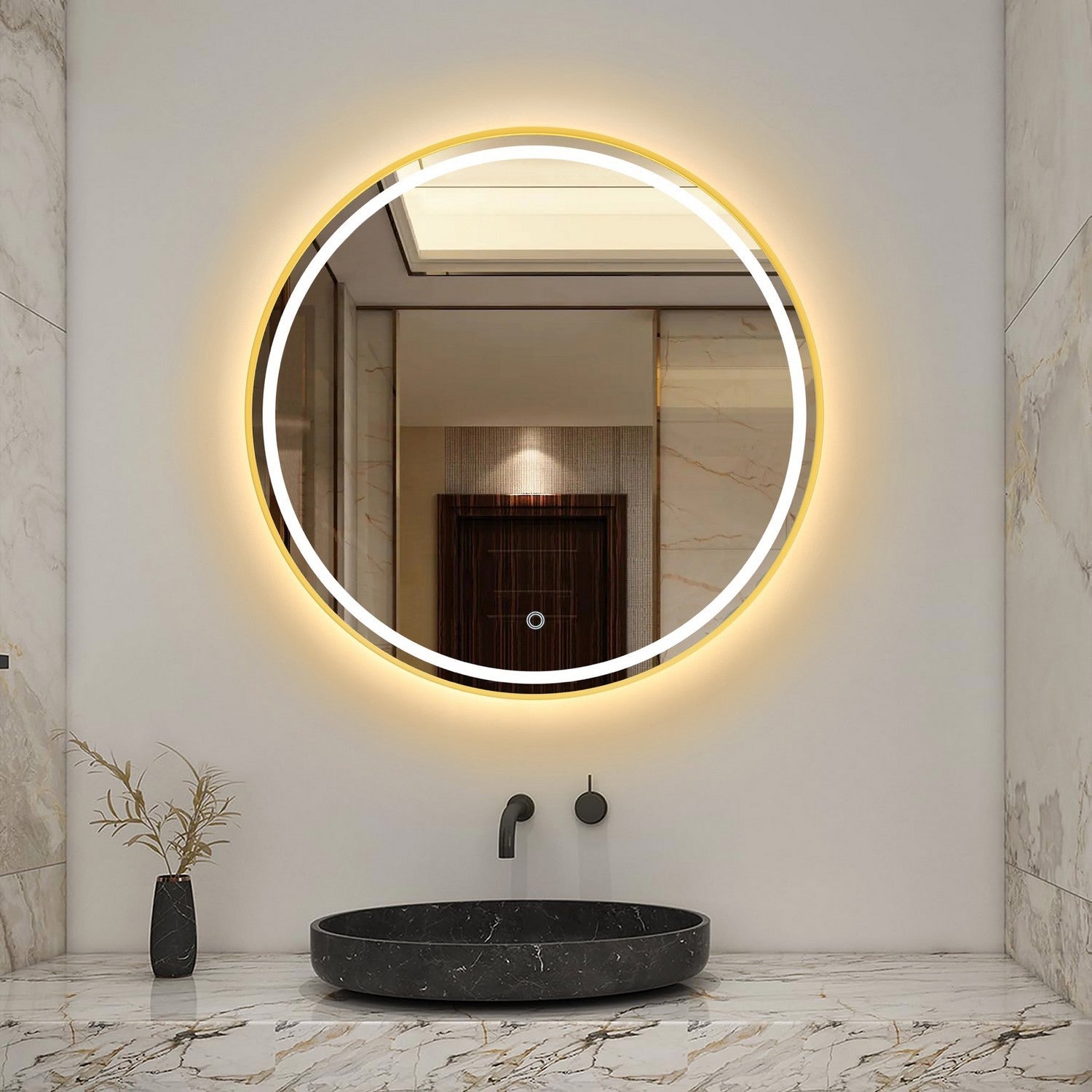 Reflections Round Color Select LED Wall Mirror