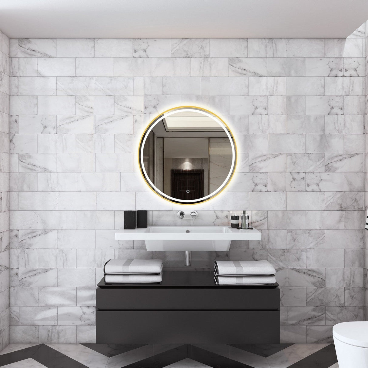 Reflections Round Color Select LED Wall Mirror