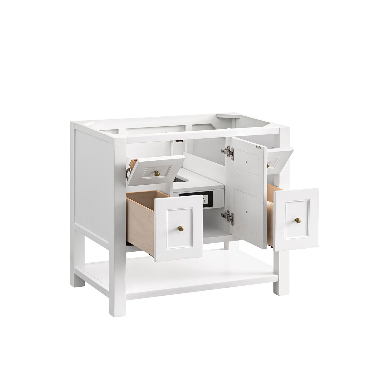 Breckenridge 36" Single Vanity, Bright White, w/ 3 CM Phantome Eclos Top