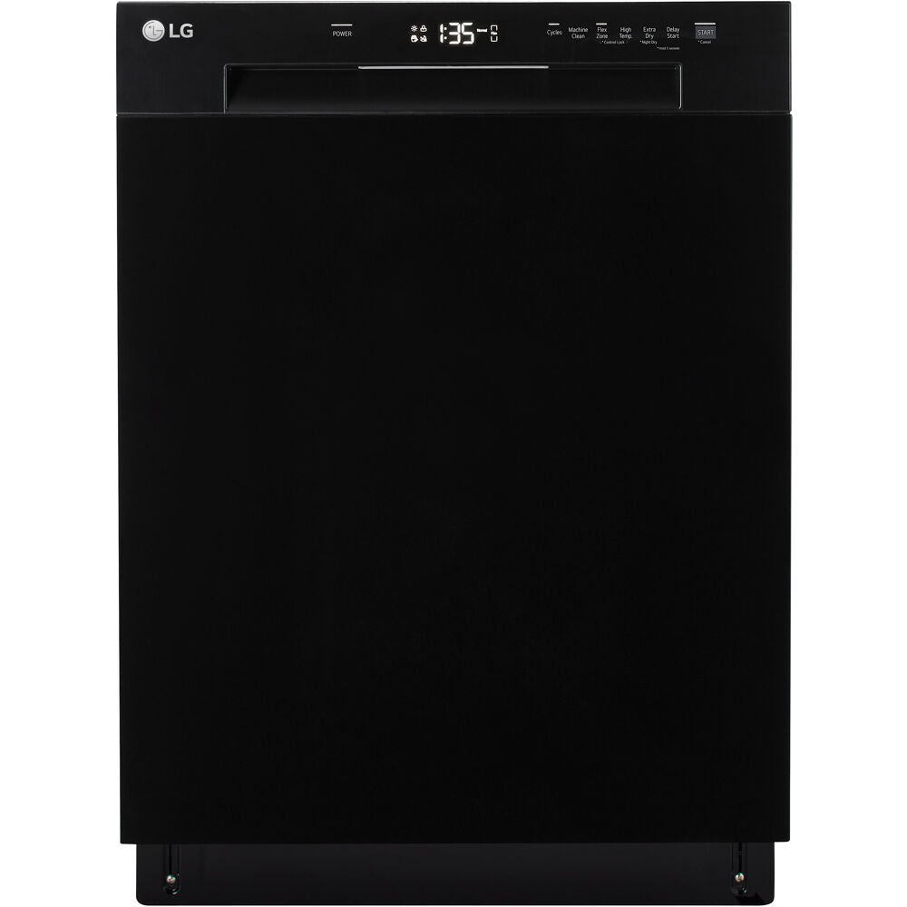 LG LDFC2423B 24" Front Control Dishwasher, 52 dBA, AutoLeak Protection, Dynamic Dry