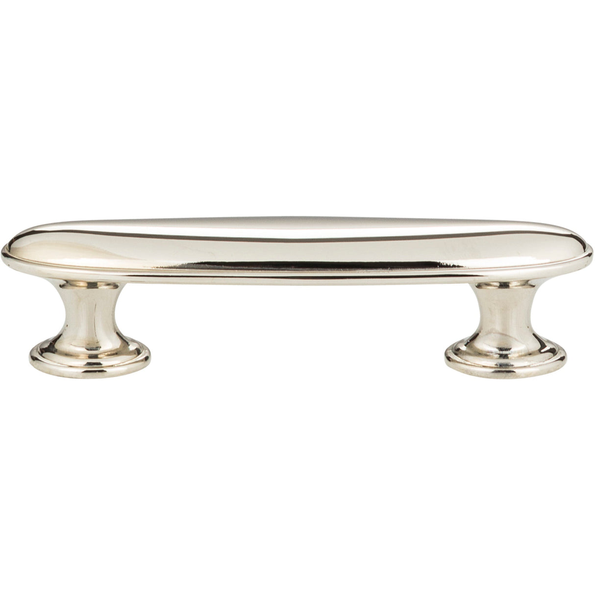 Atlas Homewares Austen Oval Pull 3 Inch (c-c) Polished Nickel