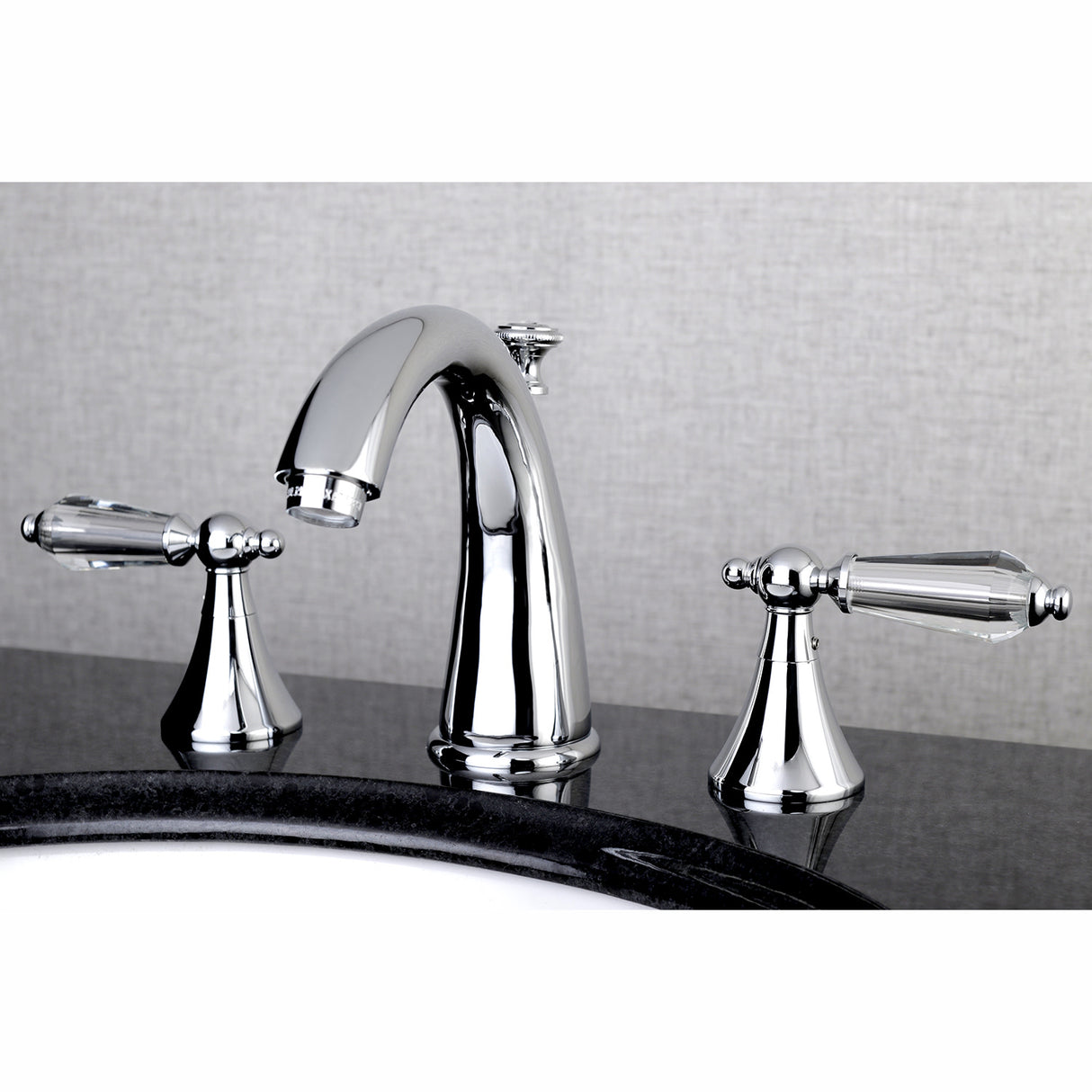Aqua Eden KS2971WLL 8 in. Widespread Bathroom Faucet, Polished Chrome