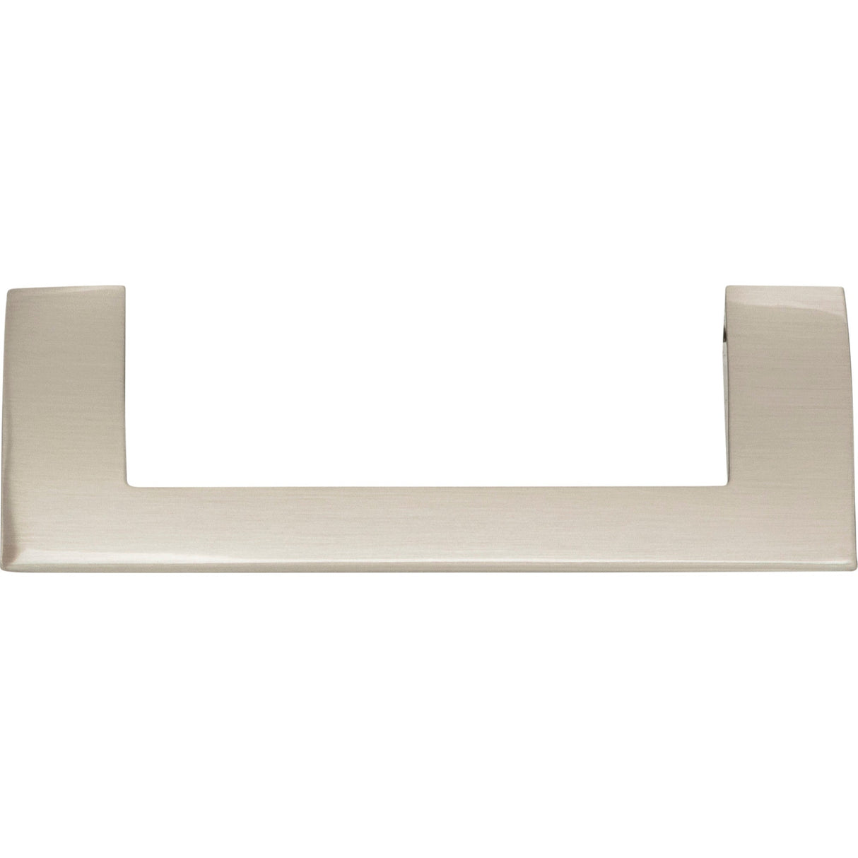 Atlas Homewares Angled Drop Pull 3 3/4 Inch (c-c) Brushed Nickel