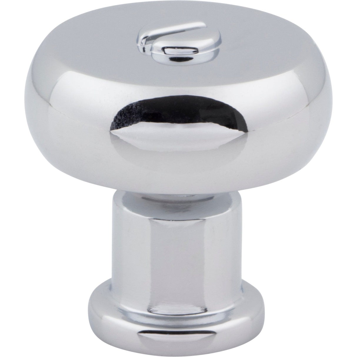 Atlas Homewares Everitt Knob 1 3/16 Inch Polished Chrome