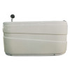 EAGO AM175-L  5'' White Acrylic Corner Whirlpool Bathtub - Drain on Left