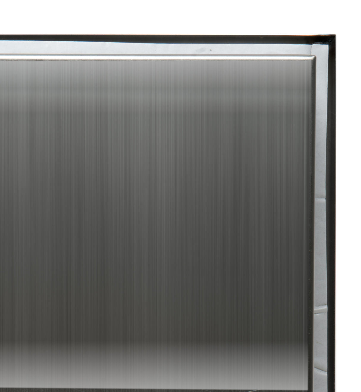 ALFI brand 12 x 12 Brushed Stainless Steel Square Single Shelf Bath Shower Niche