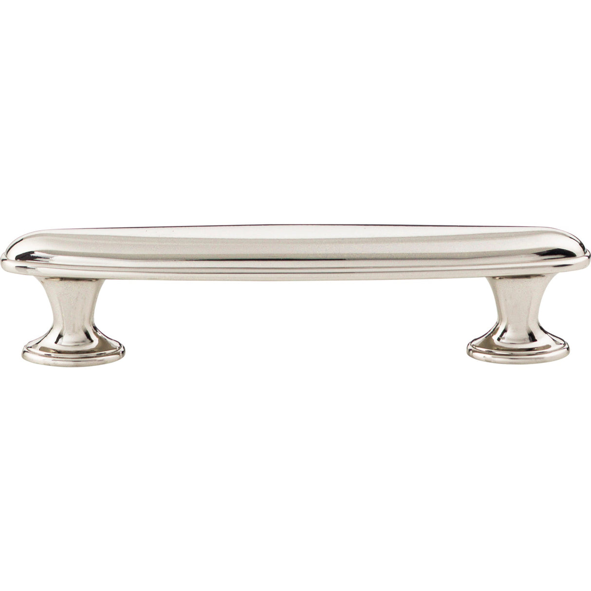 Atlas Homewares Austen Oval Pull 3 3/4 Inch (c-c) Polished Nickel