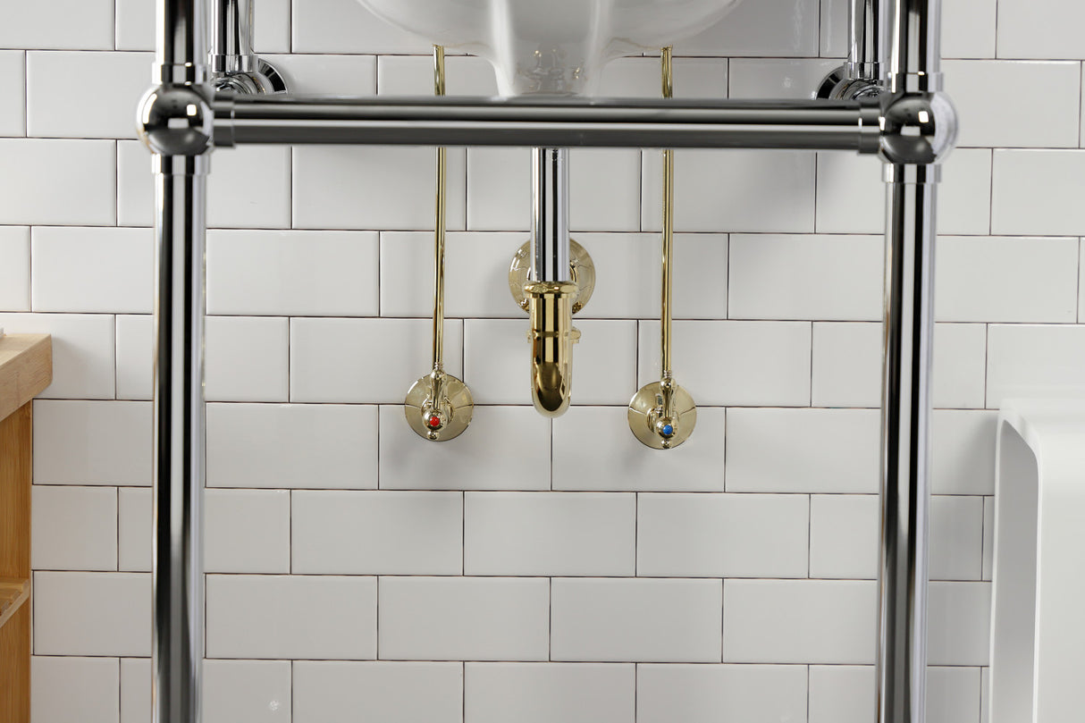 Fauceture FSC1972ACL American Classic Widespread Bathroom Faucet, Polished Brass