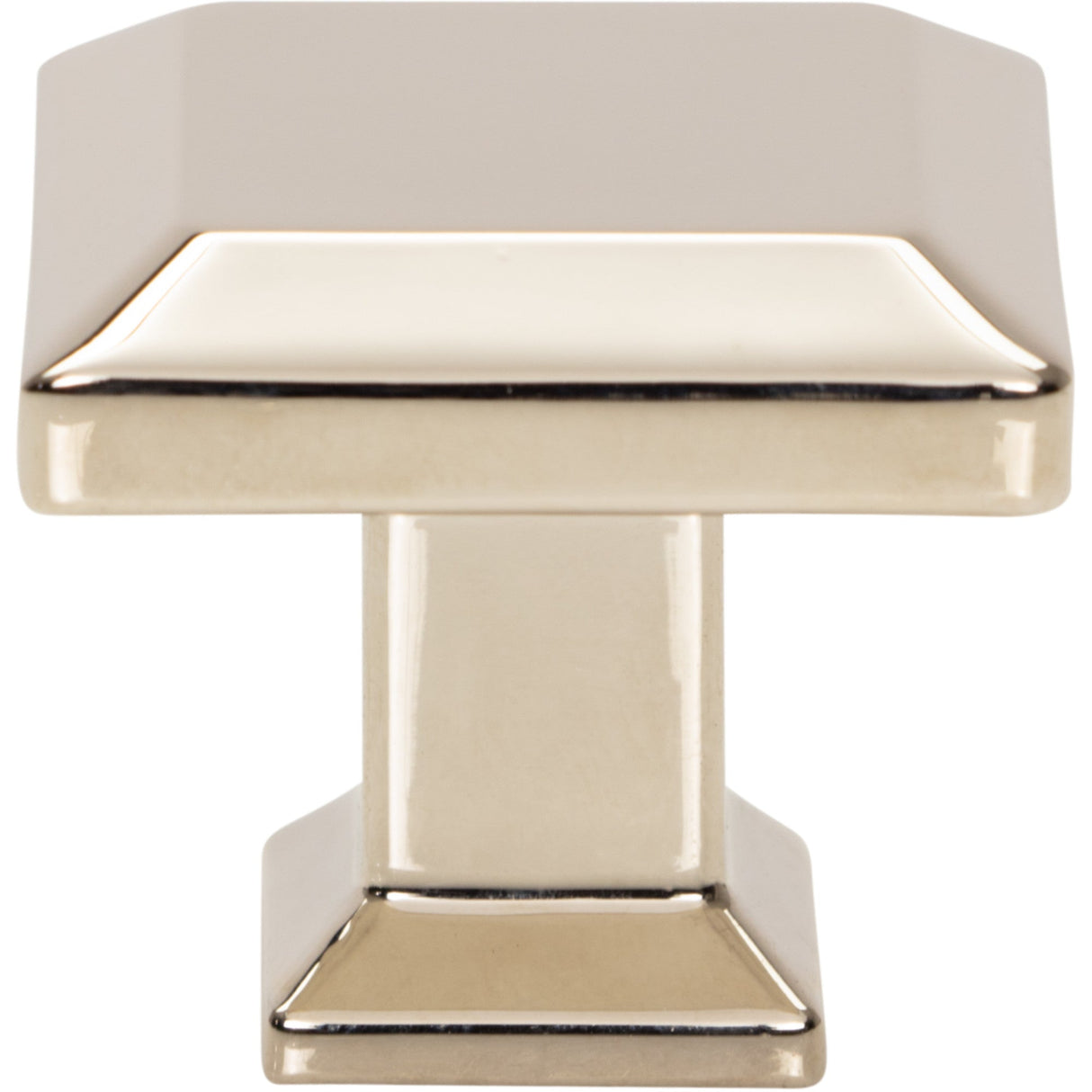 Atlas Homewares Sweetbriar Lane Square Knob 1 1/4 Inch Polished Nickel