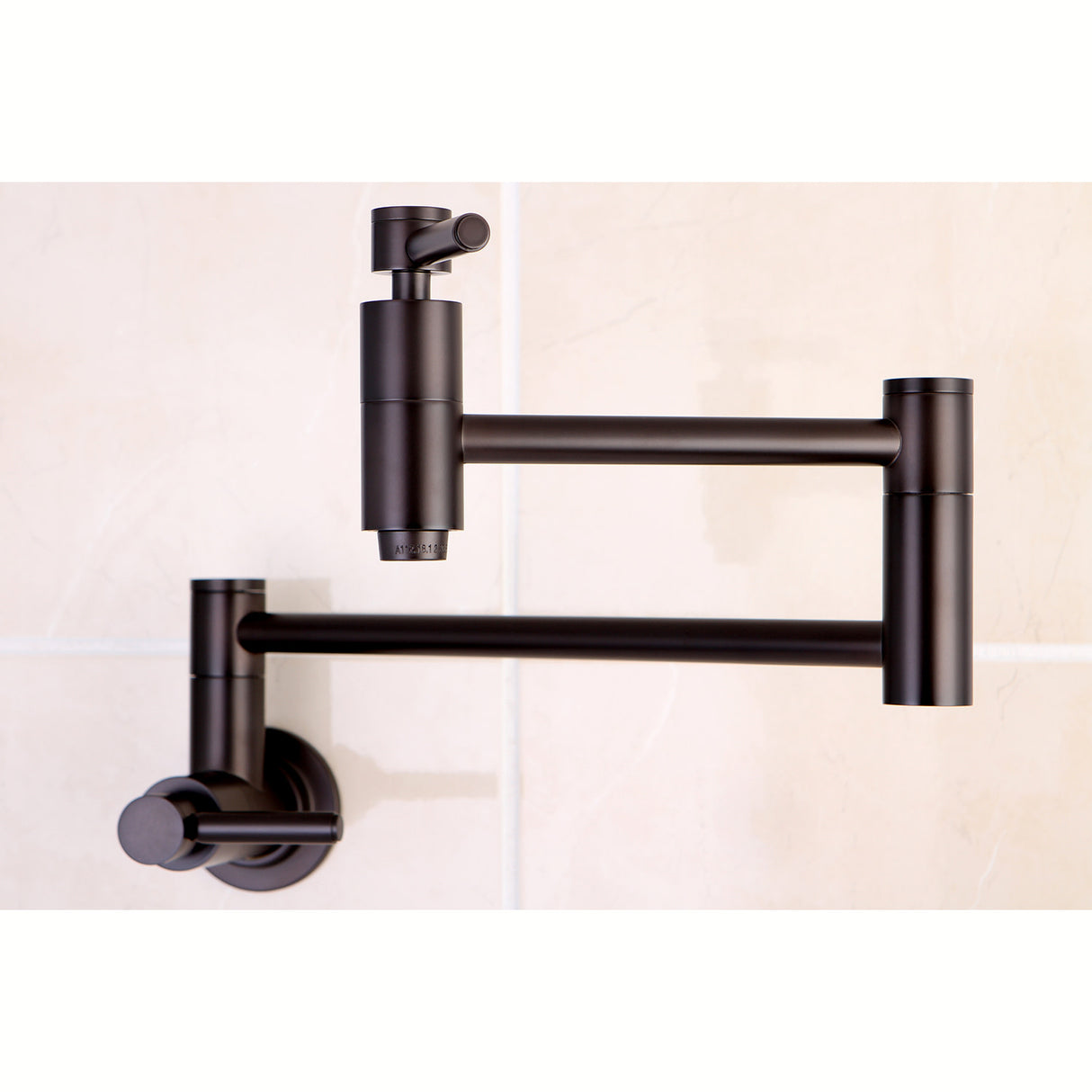Kingston Brass KS8105DL Concord Wall Mount Pot Filler Kitchen Faucet, Oil Rubbed Bronze