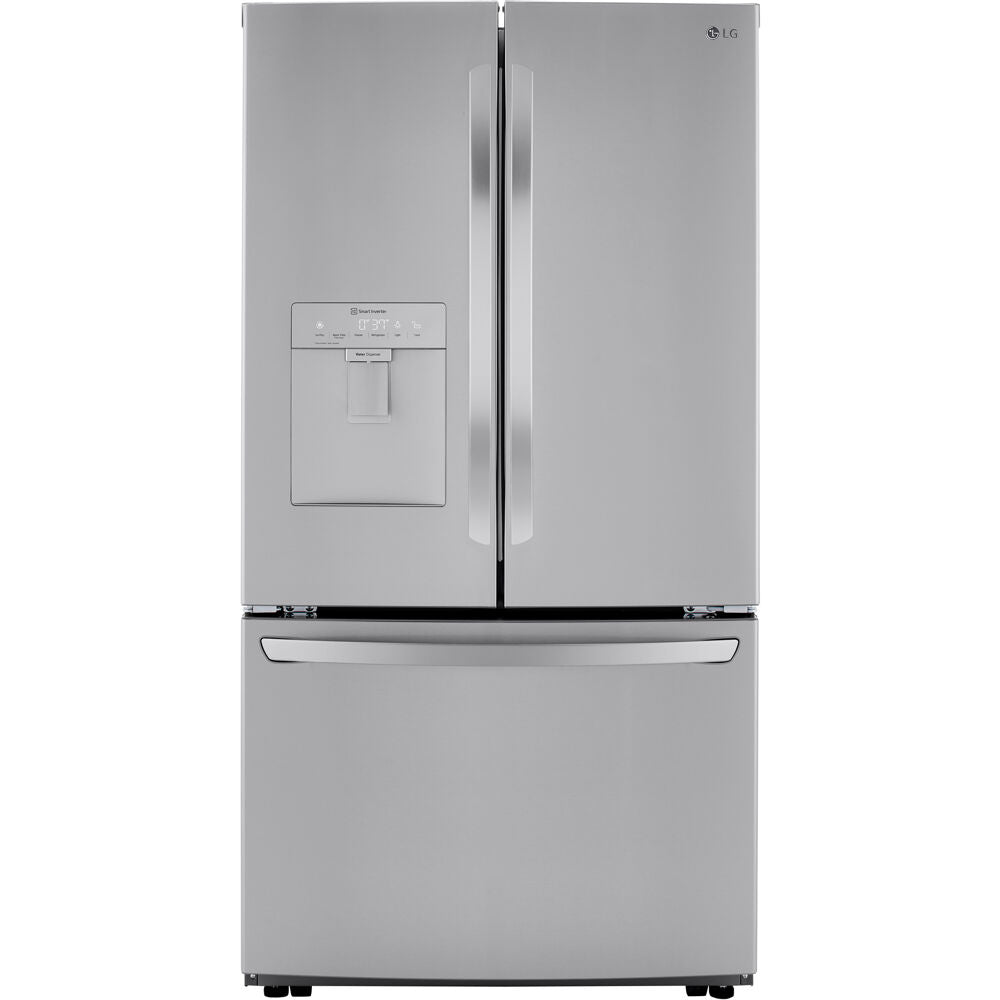 LG LRFWS2906S 29 CF 3-Door Refrigerator, Water Only Dispenser