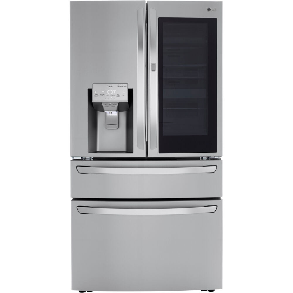 LG LRMVC2306S 23 CF Counter-Depth 4-Door Refrig,InstaView DID,Craft Ice,Full Convert