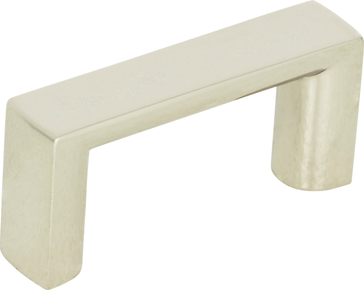 Atlas Homewares Tableau Squared Pull 1 7/16 Inch (c-c) Polished Nickel