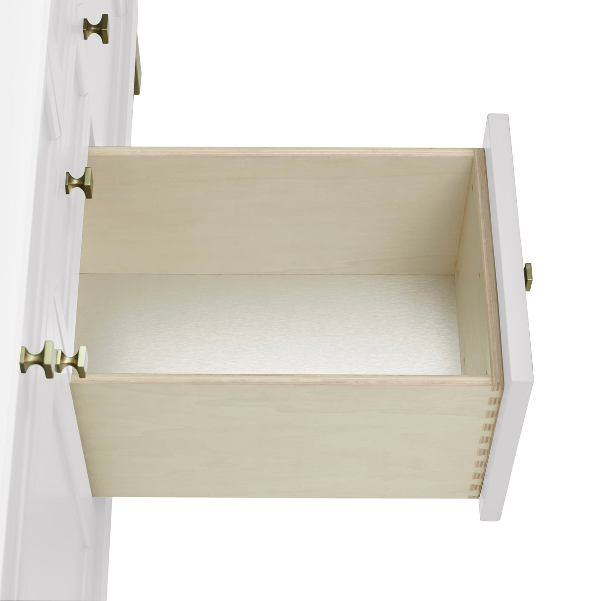 Chicago 48" Single Vanity, Glossy White, w/ 3 CM Carrara Marble Top