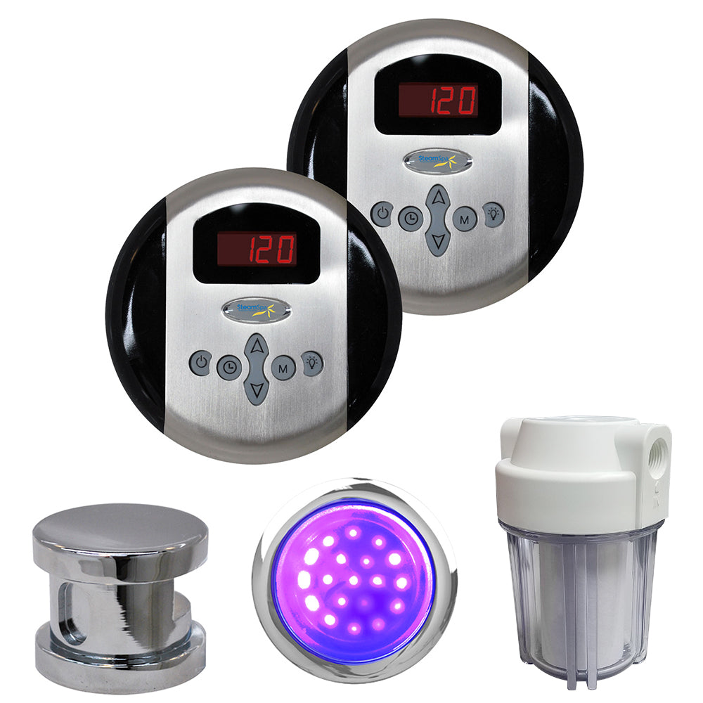 SteamSpa Royal Control Kit in Chrome RYPKCH