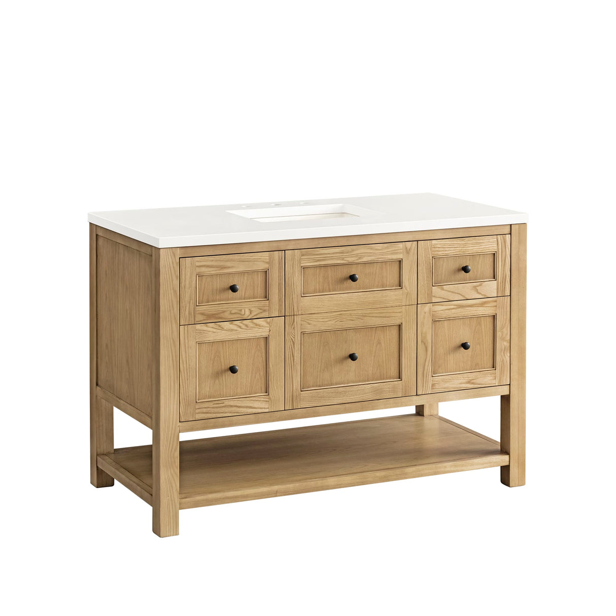 Breckenridge 48" Single Vanity Cabinet, Light Natural Oak