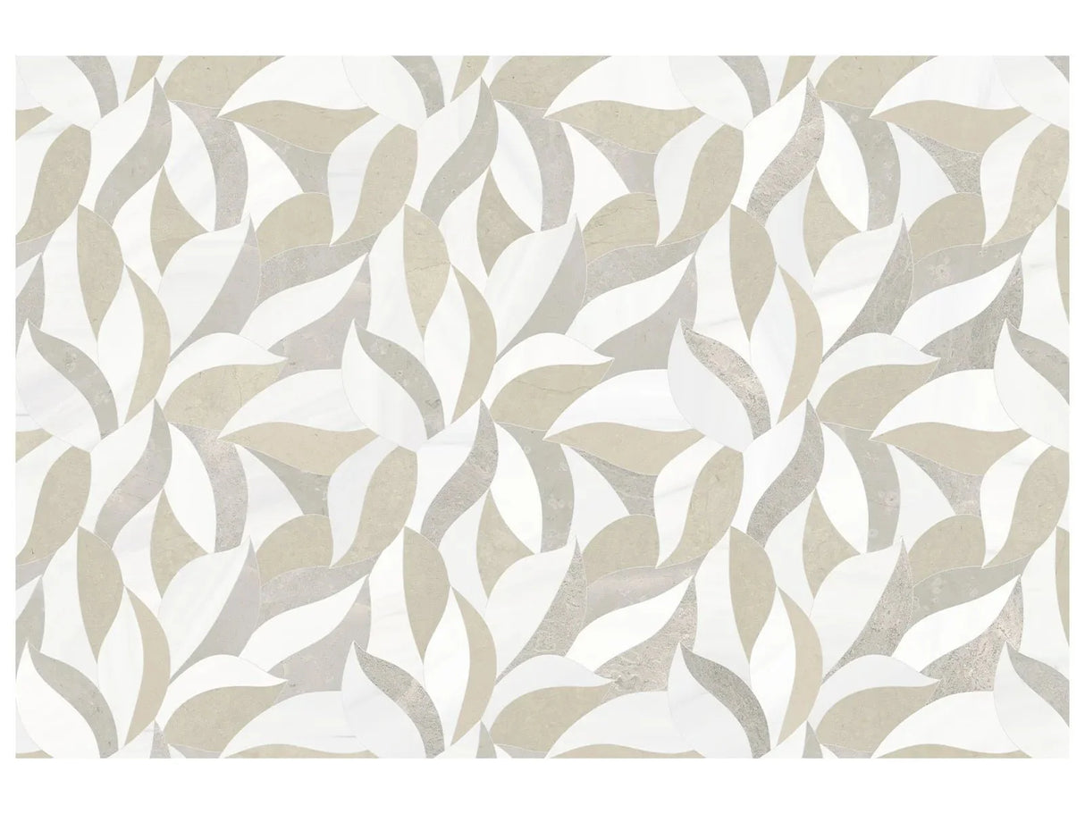 Anatolia Tile Utopio Lush Clay Honed Natural Stone Waterjet Mosaic 5001-0420-0 Lush Clay - premium natural stone mosaic tile from Anatolia Tile, available at PoshHaus showroom in Keene, NH