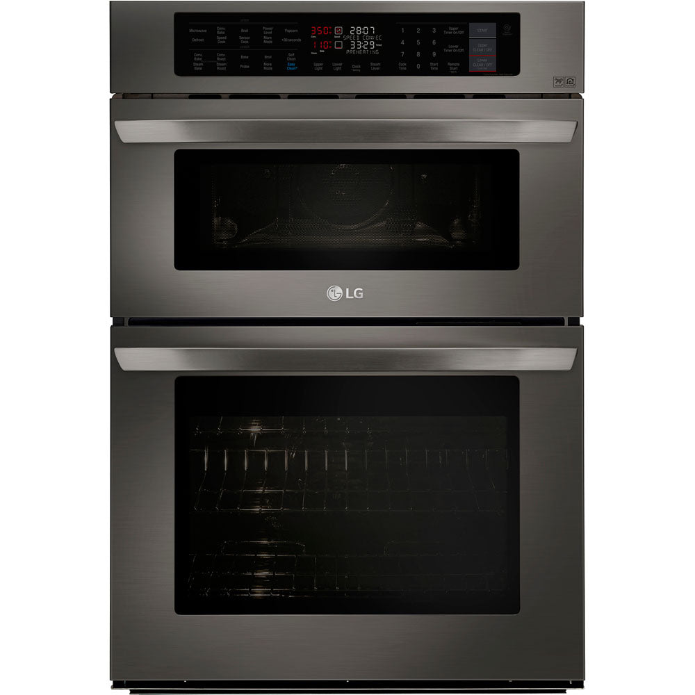 LG LWC3063BD 30" Combination Wall Oven & Microwave, Convection, ThinQ