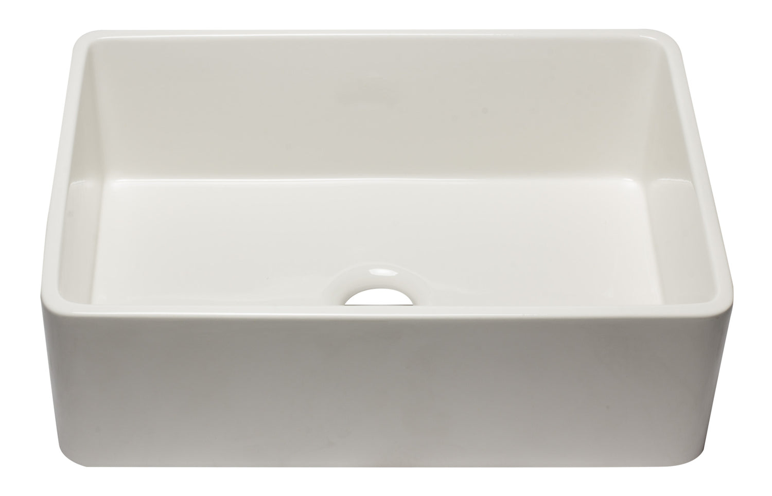 ALFI brand AB3020SB-B 30 inch Biscuit Reversible Single Fireclay Farmhouse Kitchen Sink