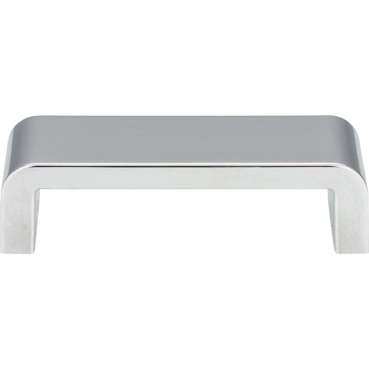 Atlas Homewares Platform Pull 3 3/4 Inch (c-c) Polished Chrome