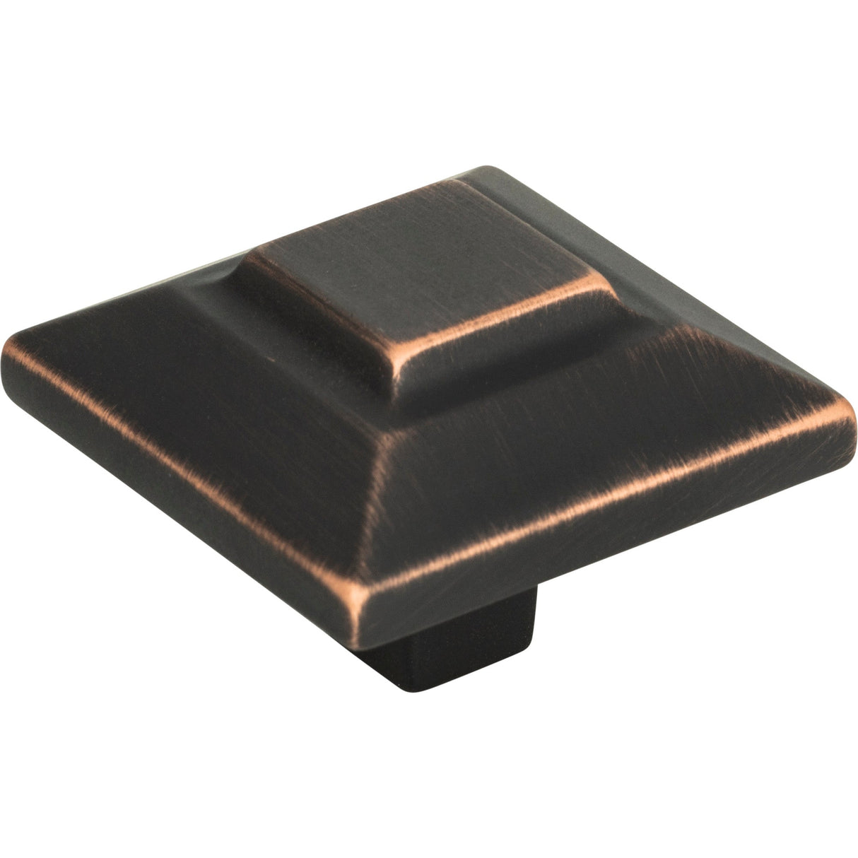 Atlas Homewares Trocadero Large Square Knob 1 1/2 Inch Venetian Bronze
