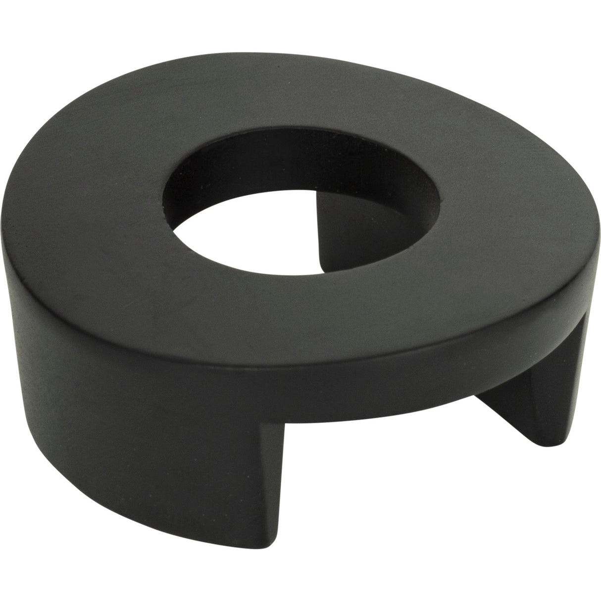 Atlas Homewares Centinel Round Knob 1 1/4 Inch (c-c) Matte Black