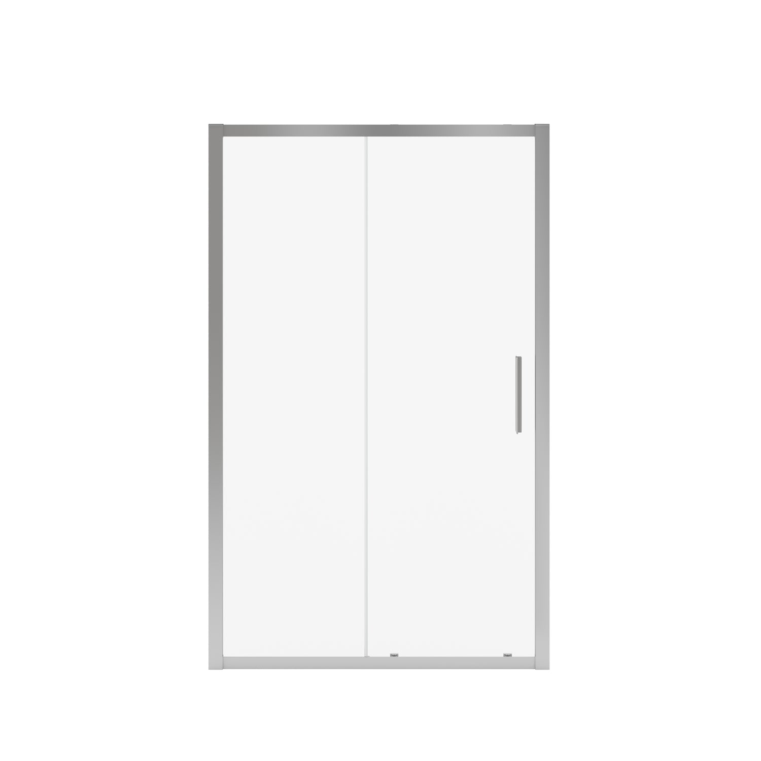 MAAX 135242-900-084-000 Connect 45-46 1/2 x 72 in. 6mm Sliding Shower Door for Alcove Installation with Clear glass in Chrome