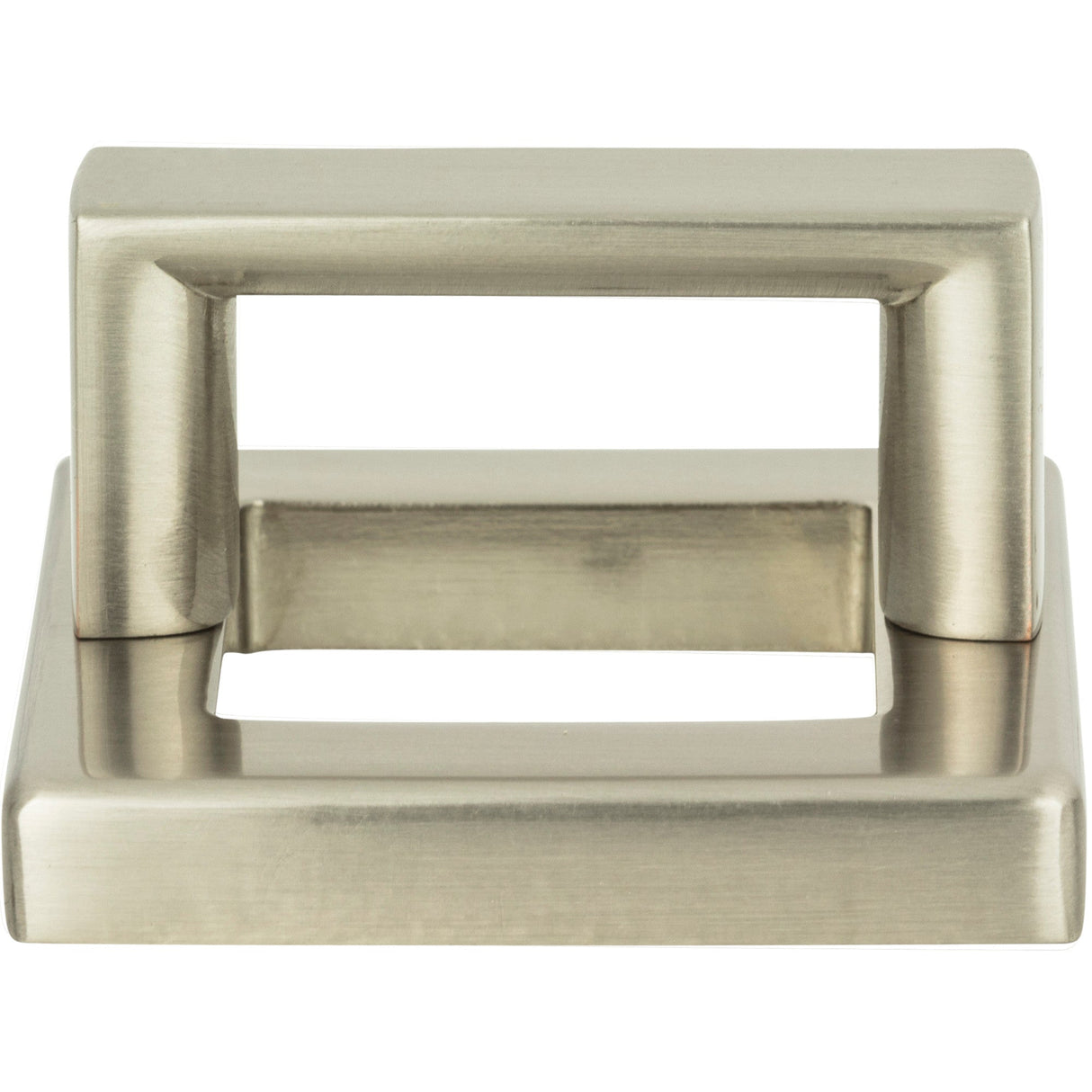 Atlas Homewares Tableau Square Base and Top 1 7/16 Inch (c-c) Brushed Nickel