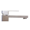 ALFI brand AB1129-BN Brushed Nickel Tall Square Single Lever Bathroom Faucet