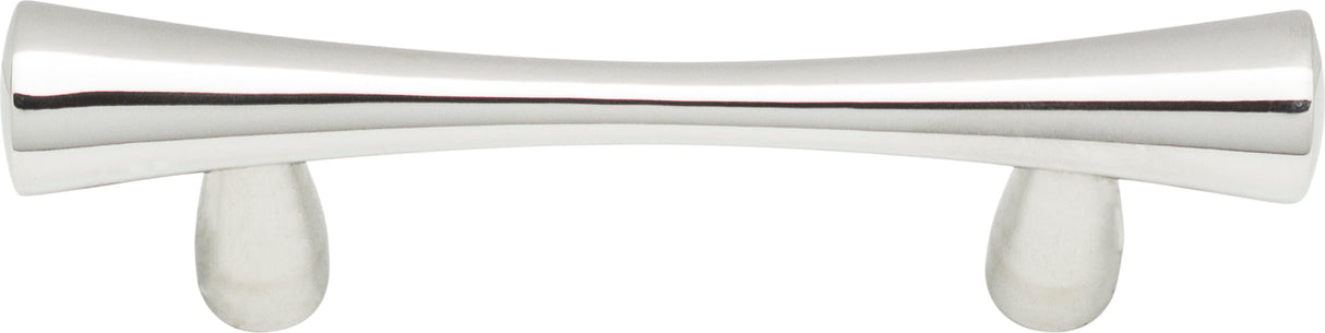 Atlas Homewares Fluted Pull 2 1/2 Inch (c-c) Polished Stainless Steel