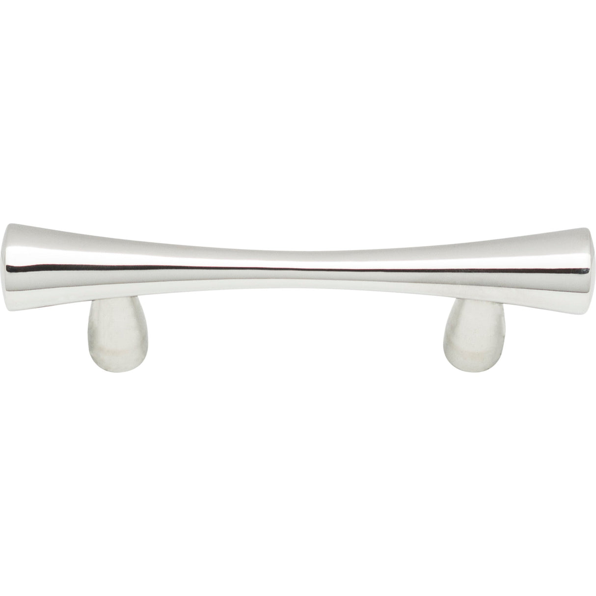 Atlas Homewares Fluted Pull 2 1/2 Inch (c-c) Polished Stainless Steel