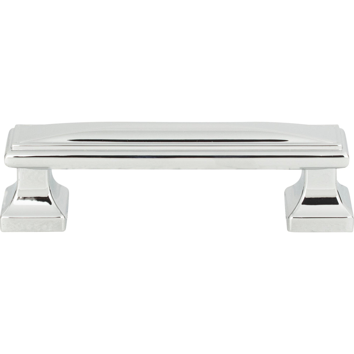 Atlas Homewares Wadsworth Pull 3 3/4 Inch (c-c) Polished Chrome