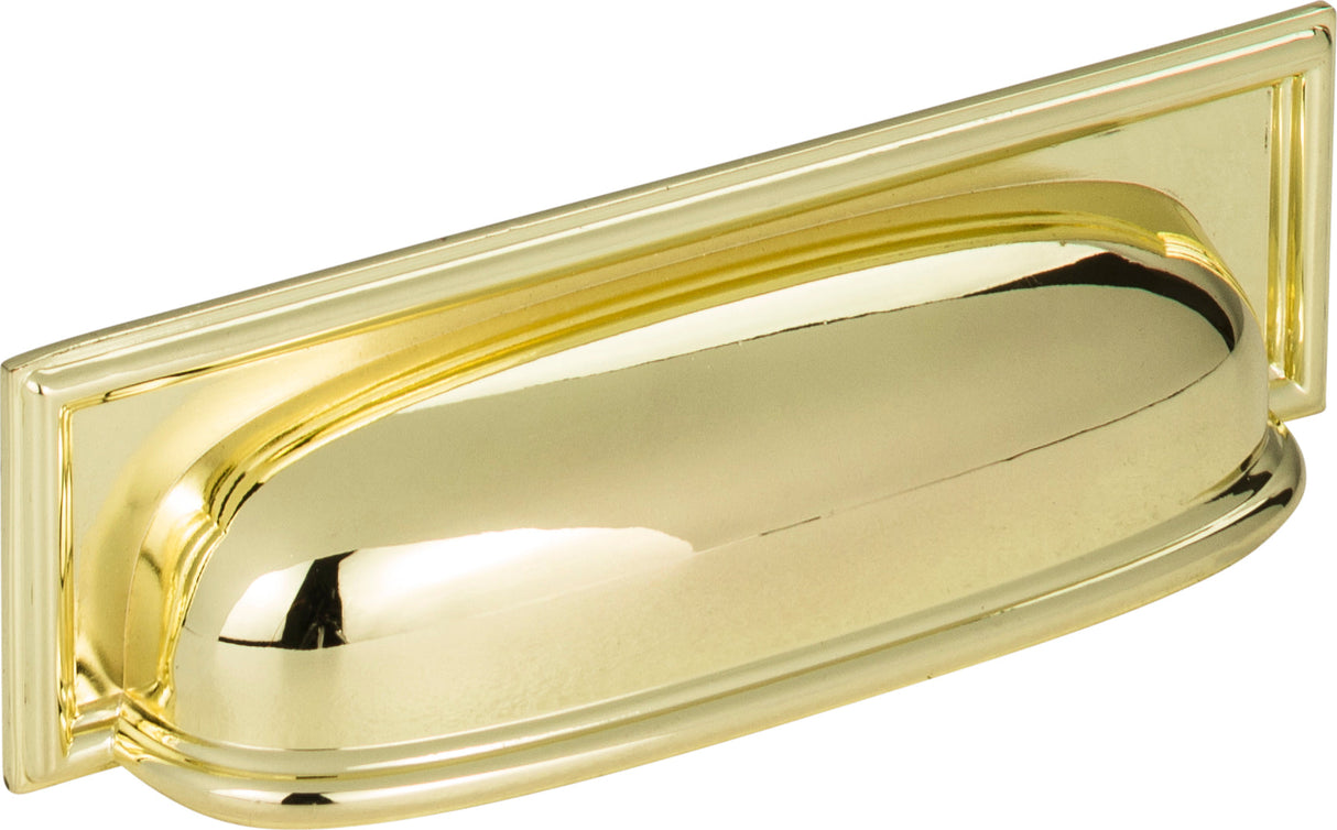 Atlas Homewares Campaign Rope Cup Pull 3 3/4 Inch (c-c) Polished Brass