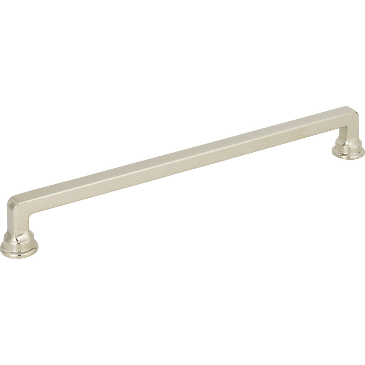 Atlas Homewares Oskar Pull 8 13/16 Inch (c-c) Polished Nickel