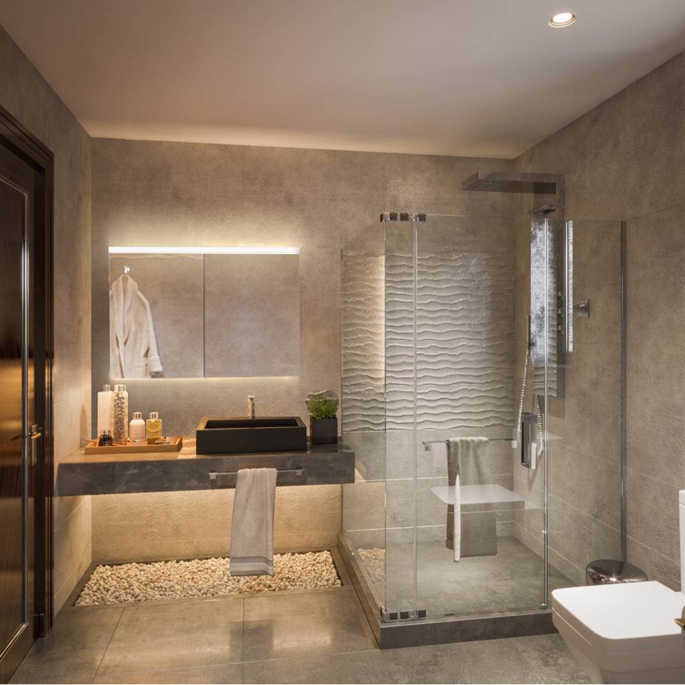 Sidler 1.1109.303 Double Mirror Door (17 3/4 / 17 3/4) Built-in GFCI outlet, tamper resistant, Night Light Function W 35 1/2 / H 30 / D 4 3000K