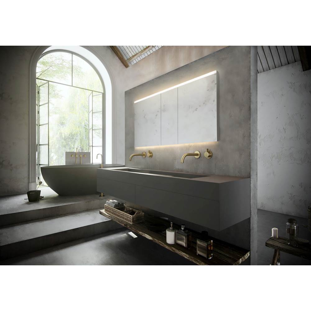 Sidler 1.1115.314 3 Mirror Door (23 5/8 / 11 3/4 / 23 5/8) Built-in GFCI outlet, tamper resistant, Night Light Function W 59 / H 30 / D 4 4000K